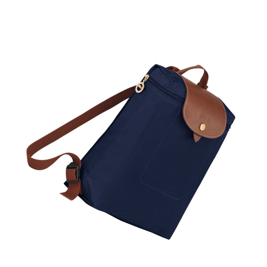 Női Longchamp Le Pliage Original Hátizsák Sötétkék | HU-WXH9247