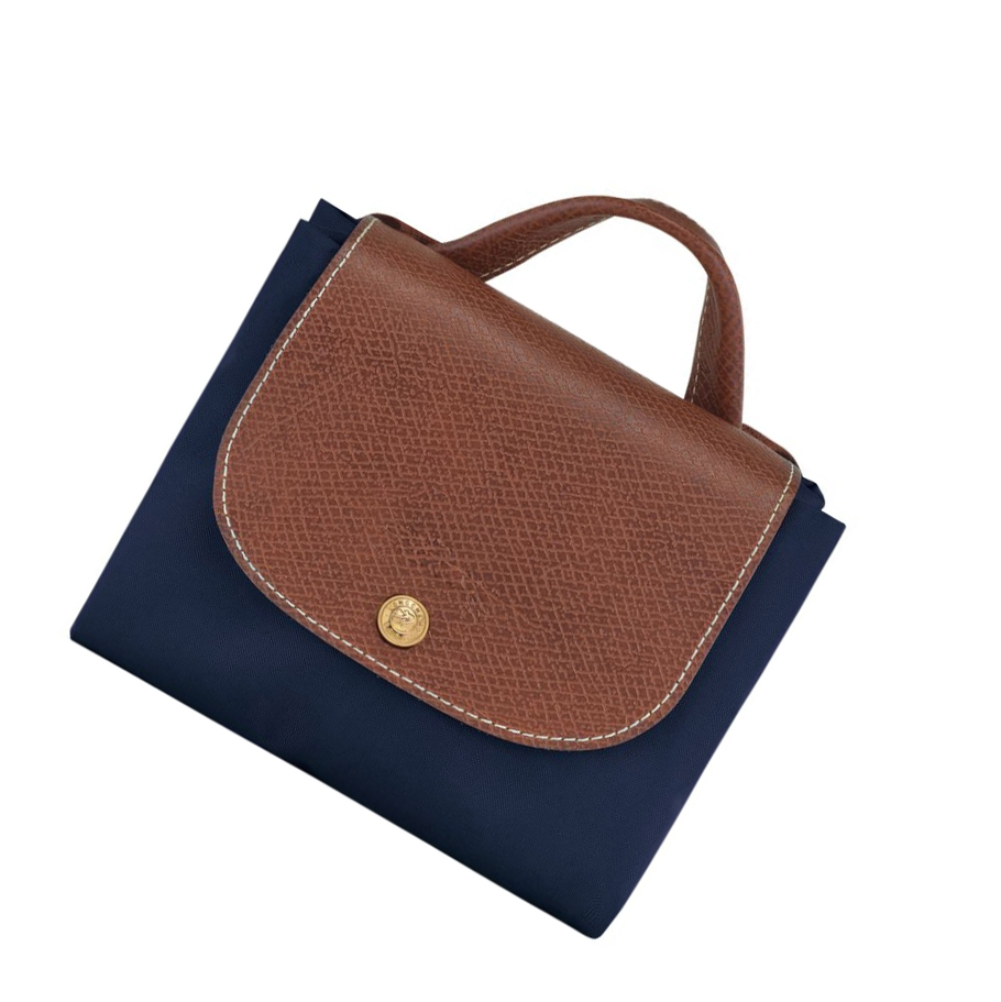 Női Longchamp Le Pliage Original Hátizsák Sötétkék | HU-WXH9247