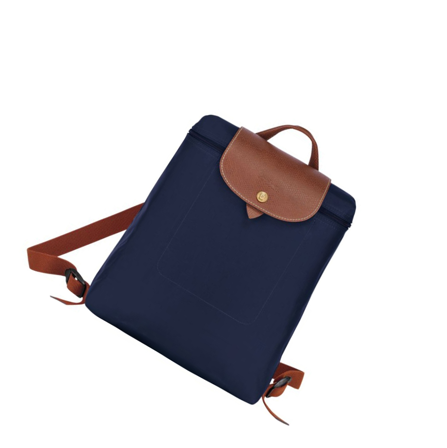 Női Longchamp Le Pliage Original Hátizsák Sötétkék | HU-WXH9247