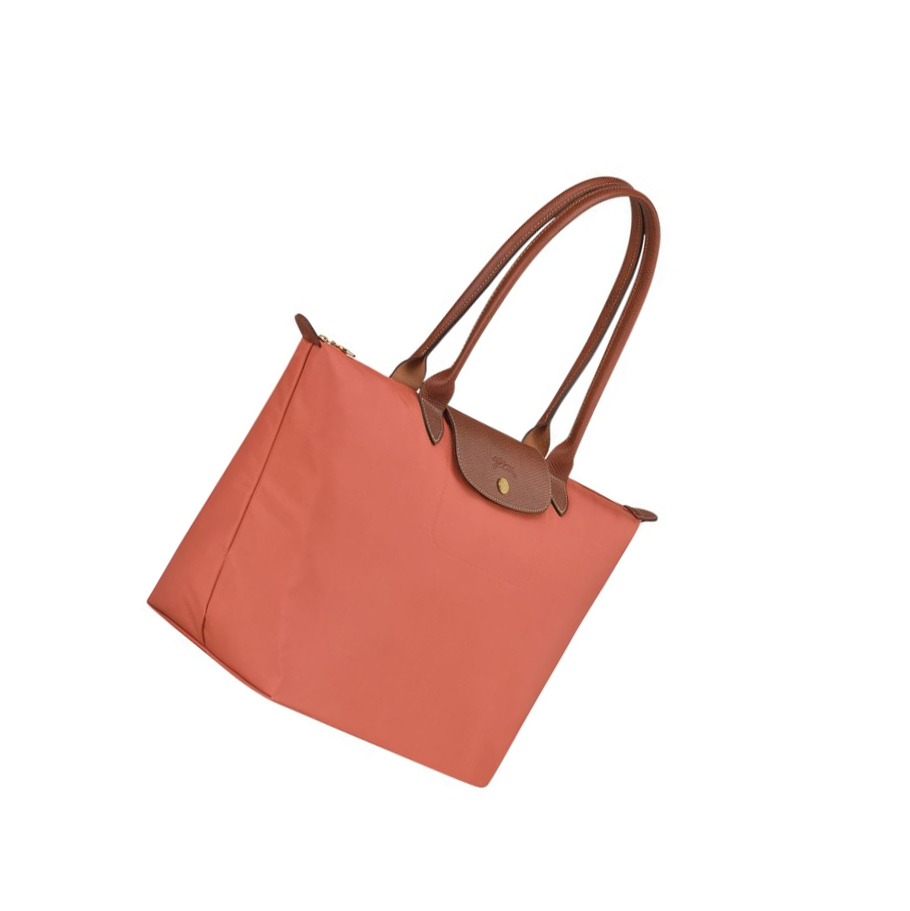 Női Longchamp Le Pliage Original L Válltáskák Rózsaszín | HU-CVI6201