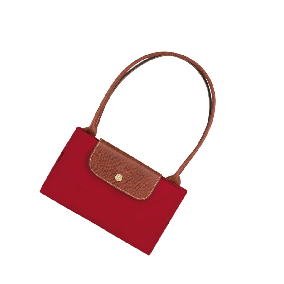 Női Longchamp Le Pliage Original L Válltáskák Piros | HU-NST5246