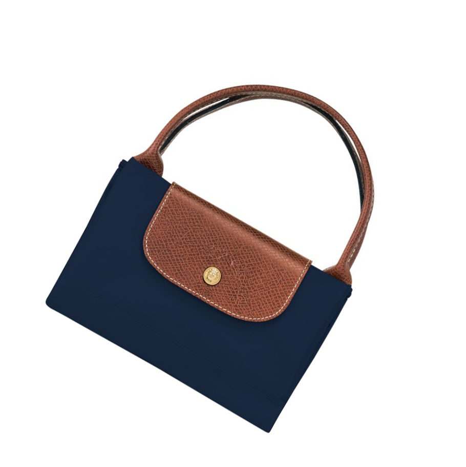 Női Longchamp Le Pliage Original M Kézitáska Sötétkék | HU-CHX5640