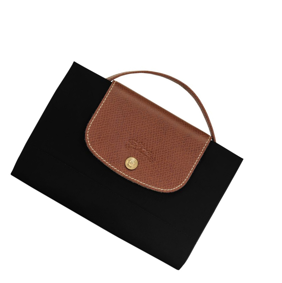 Női Longchamp Le Pliage Original S Aktatáska Fekete | HU-VWP6041