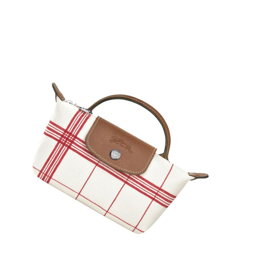 Női Longchamp Le Pliage Torchon Pouches Piros | HU-YFV7294