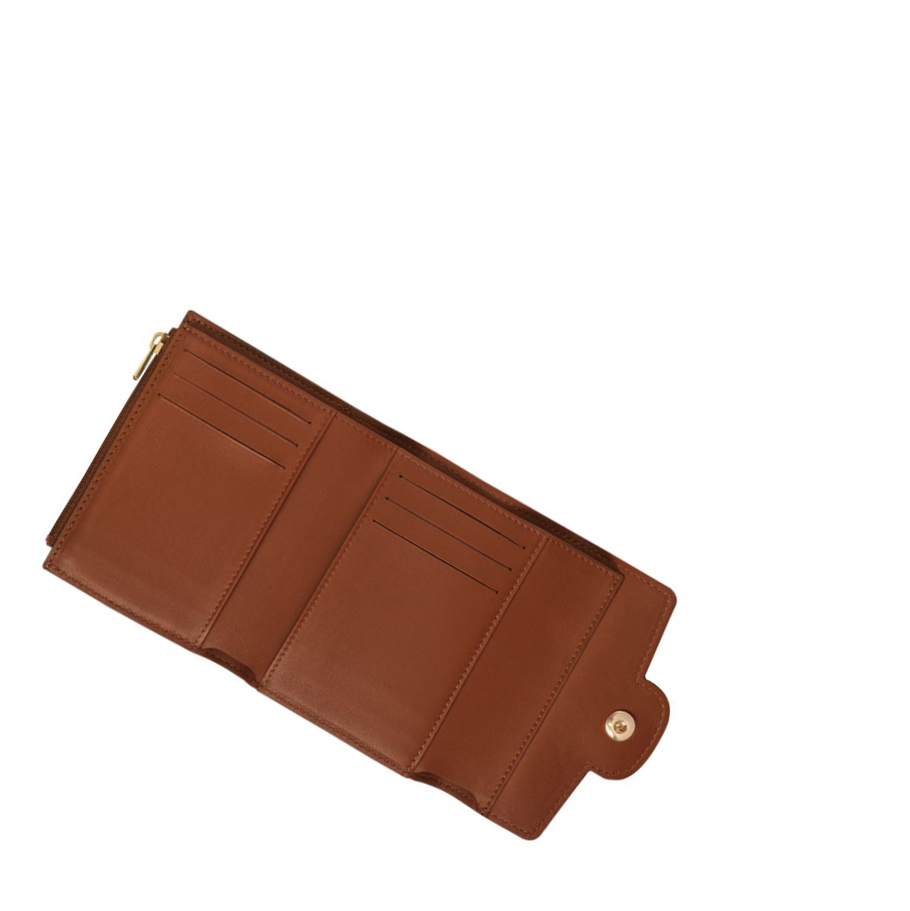 Női Longchamp Mademoiselle Pénztárca Barna | HU-MFQ6714