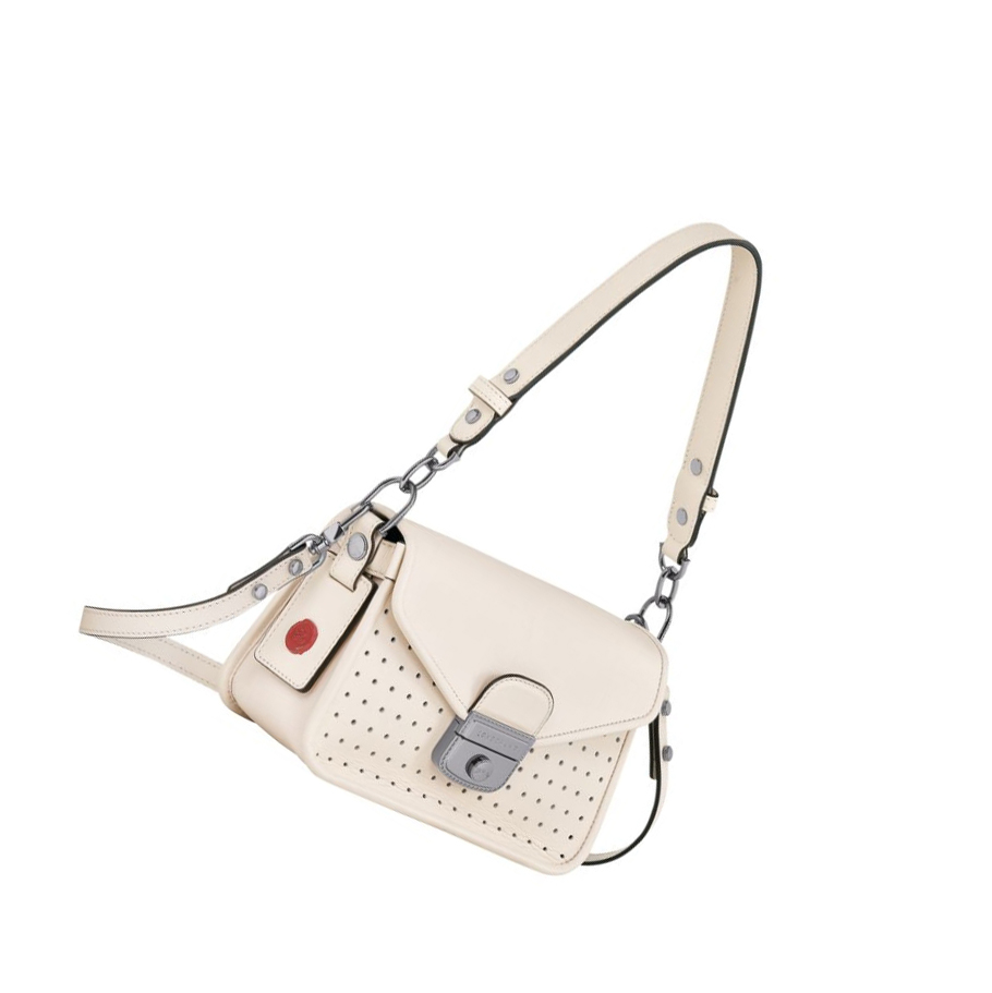 Női Longchamp Mademoiselle XS Crossbody Táska Bézs | HU-SLW6859