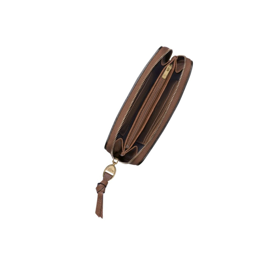 Női Longchamp Mailbox Pénztárca Barna | HU-UAD4926