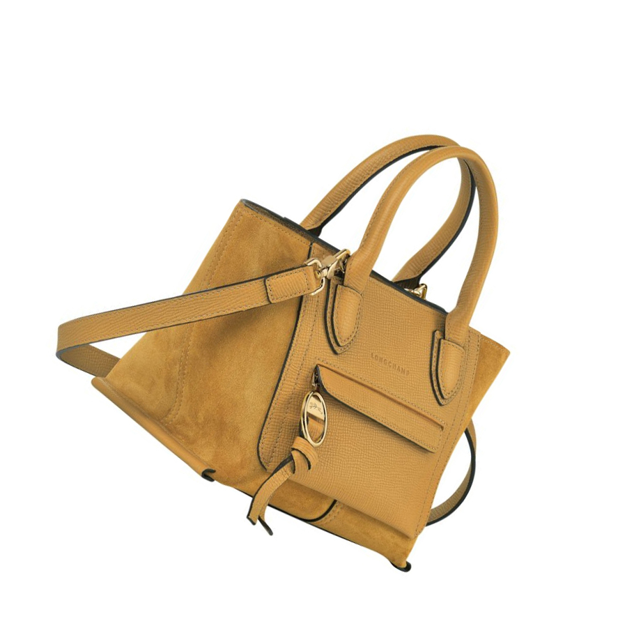 Női Longchamp Mailbox S Kézitáska Barna | HU-EPS7104