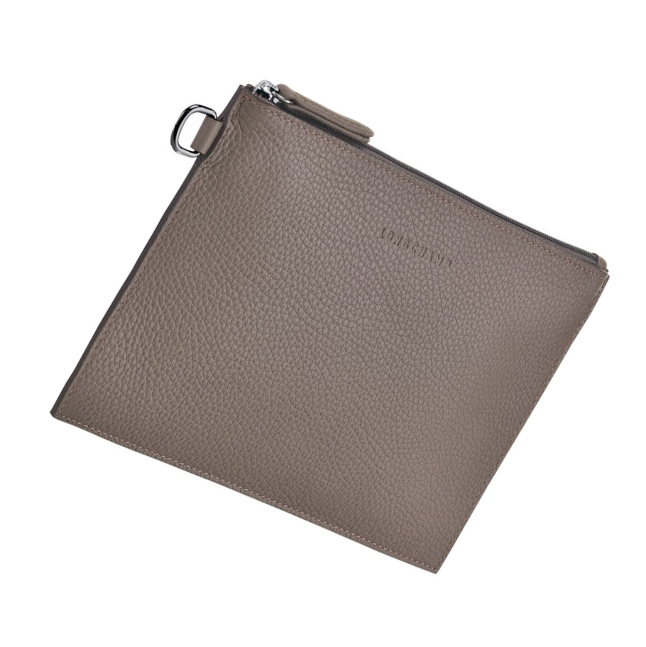 Női Longchamp Roseau Essential Pouches Szürke | HU-GSX0673