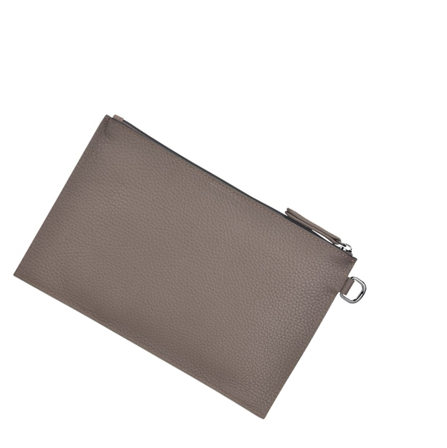 Női Longchamp Roseau Essential Pouches Szürke | HU-GSX0673
