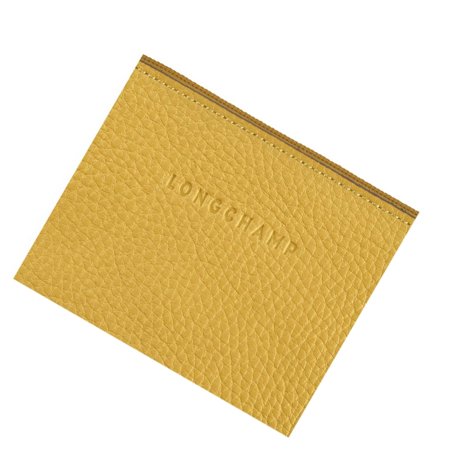 Női Longchamp Roseau Essential Pouches Sárga | HU-VJC3462