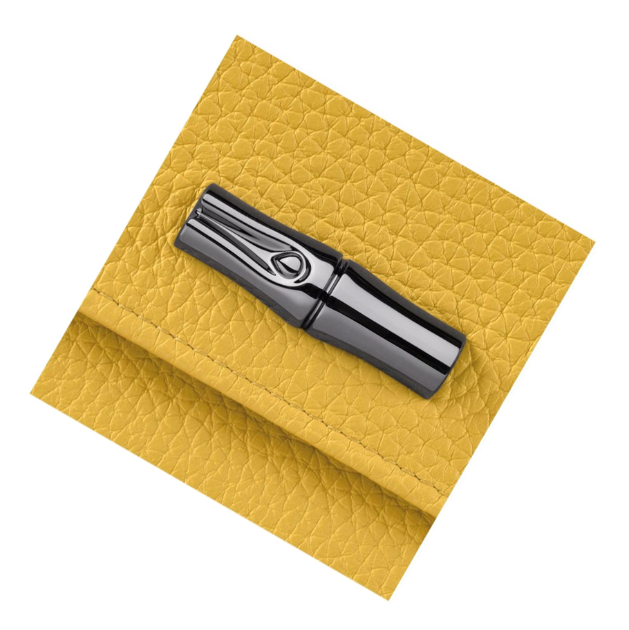 Női Longchamp Roseau Essential Pénztárca Sárga | HU-CJK2475