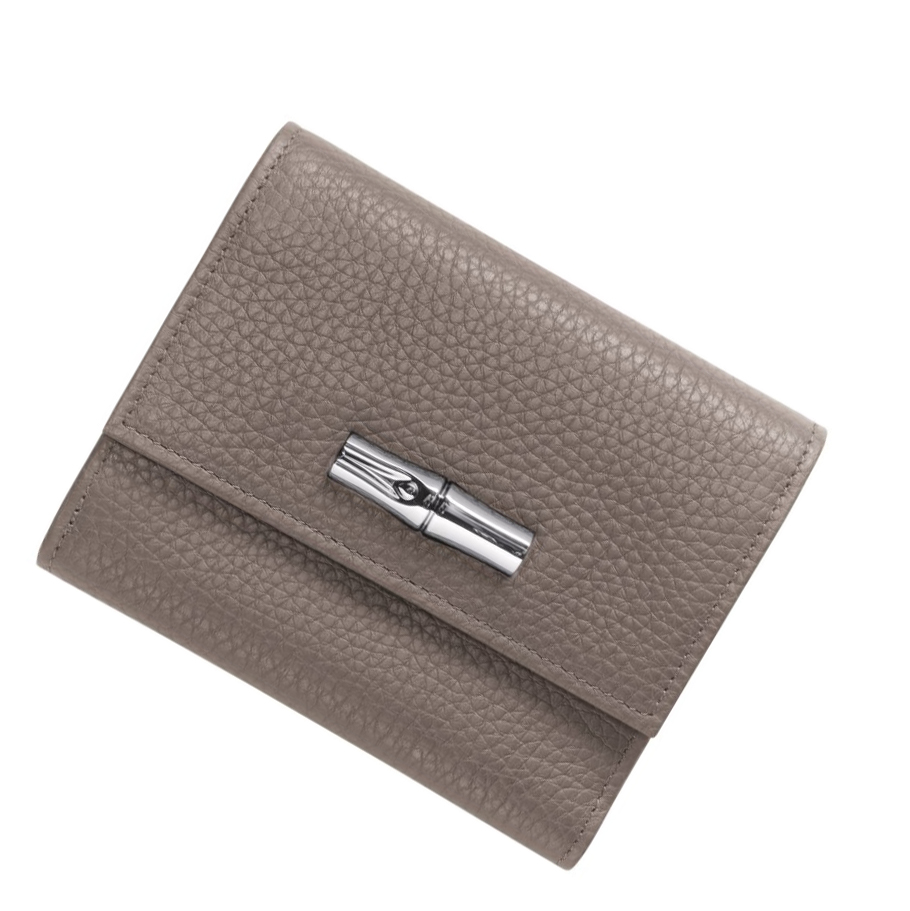 Női Longchamp Roseau Essential Pénztárca Szürke | HU-MSB9870