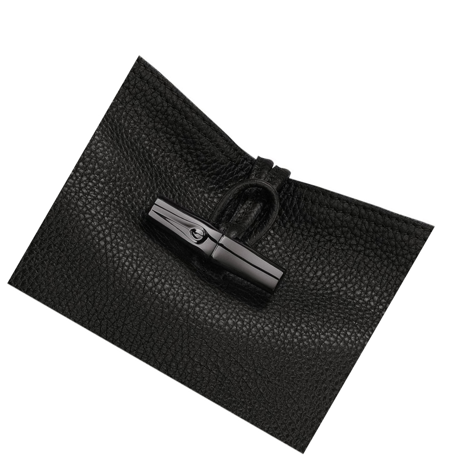 Női Longchamp Roseau Essential S Kézitáska Fekete | HU-MNI8910