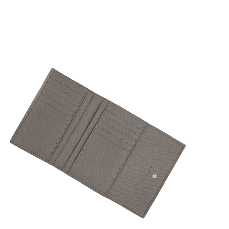 Női Longchamp Roseau Pénztárca Szürke | HU-IQX5682