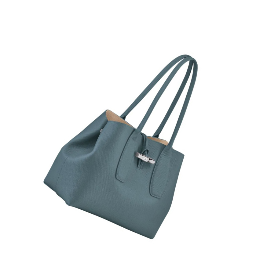 Női Longchamp Roseau Válltáskák Kék | HU-EBO6872