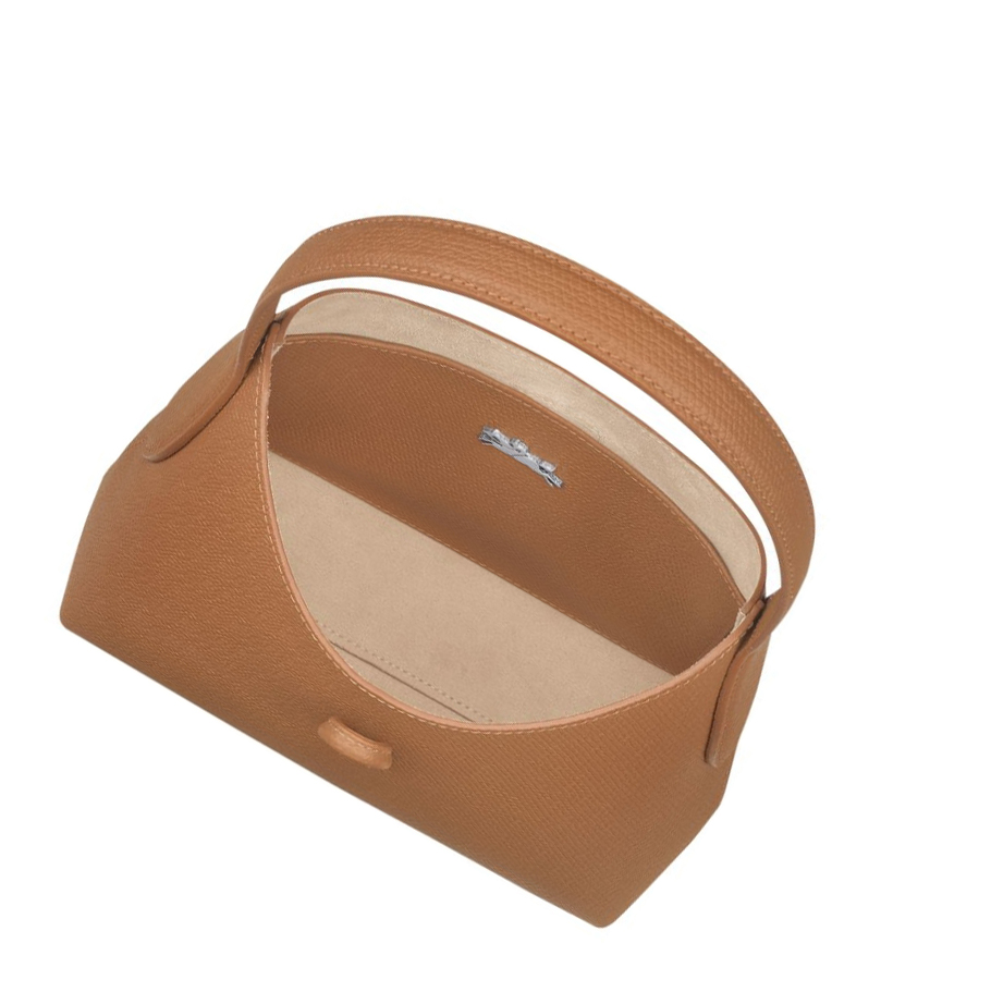 Női Longchamp Roseau XS Válltáskák Bézs | HU-FSM6817