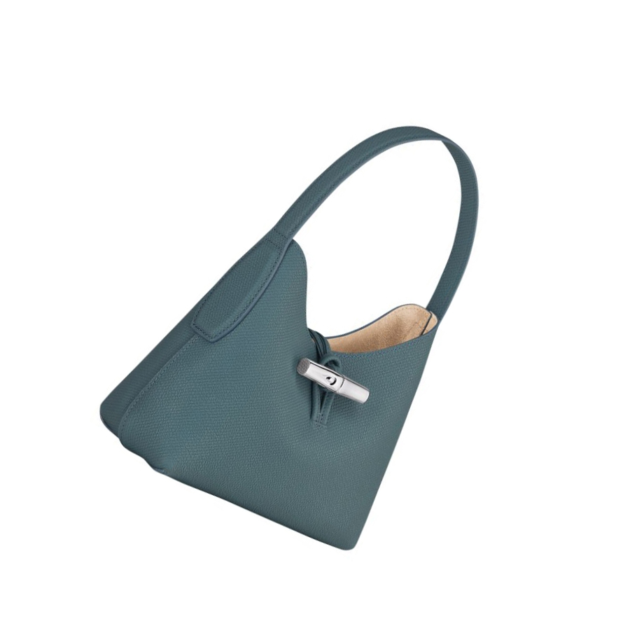 Női Longchamp Roseau XS Válltáskák Kék | HU-SUI2831