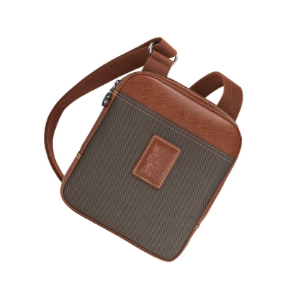 Férfi Longchamp Boxford S Crossbody Táska Barna | HU-RSU8756