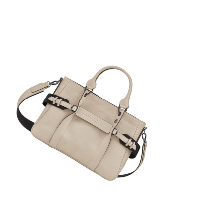 Női Longchamp 3D Sangle S Kézitáska Bézs | HU-ESN2709