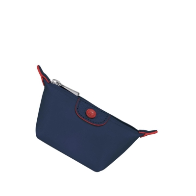 Női Longchamp Le Pliage Club Érme Pénztárca Sötétkék | HU-USV0619