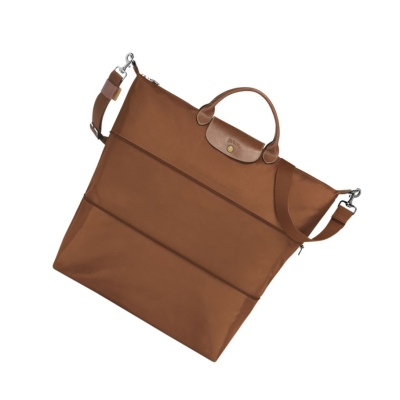 Női Longchamp Le Pliage Utazótáskák Barna | HU-NTS1264